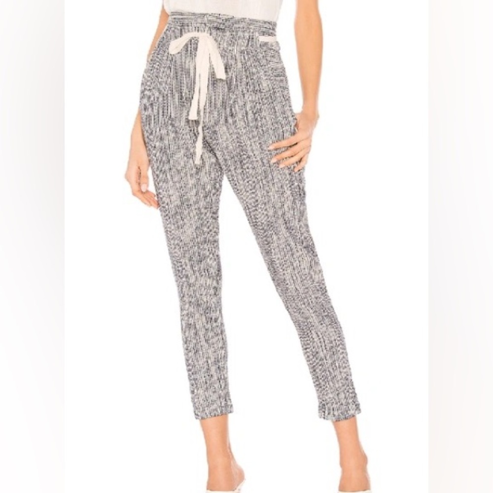 Free people light at sunrise high rise striped pants size 0